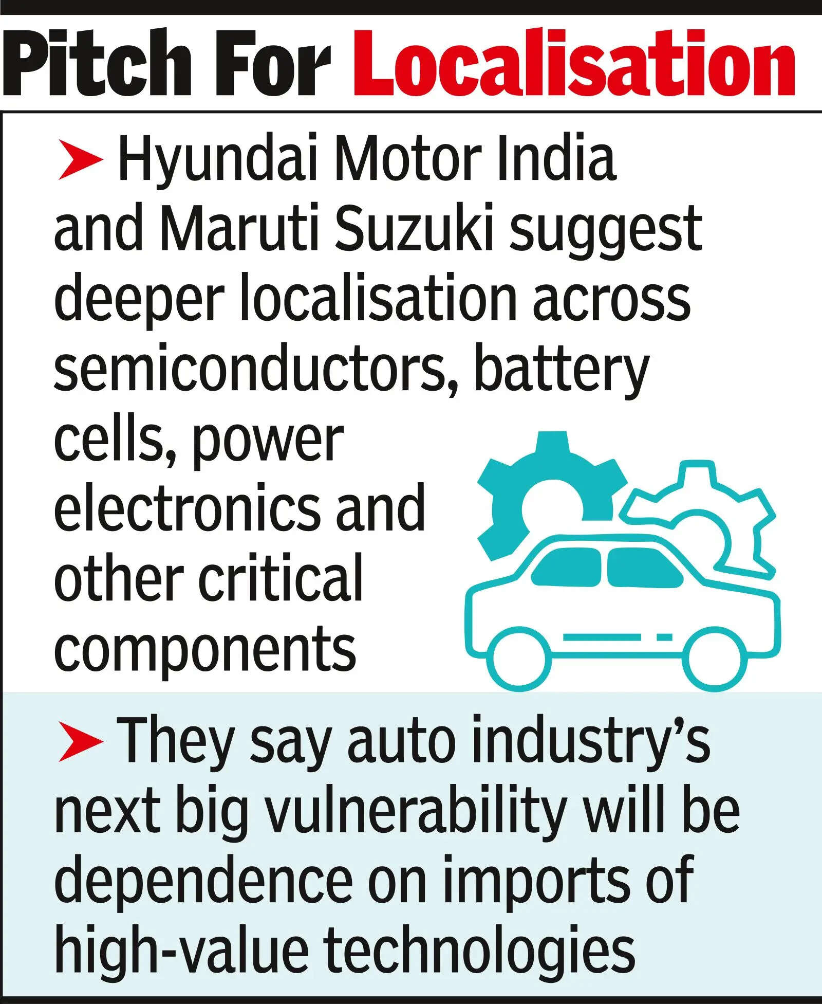 High-value tech imports a worry: Auto cos