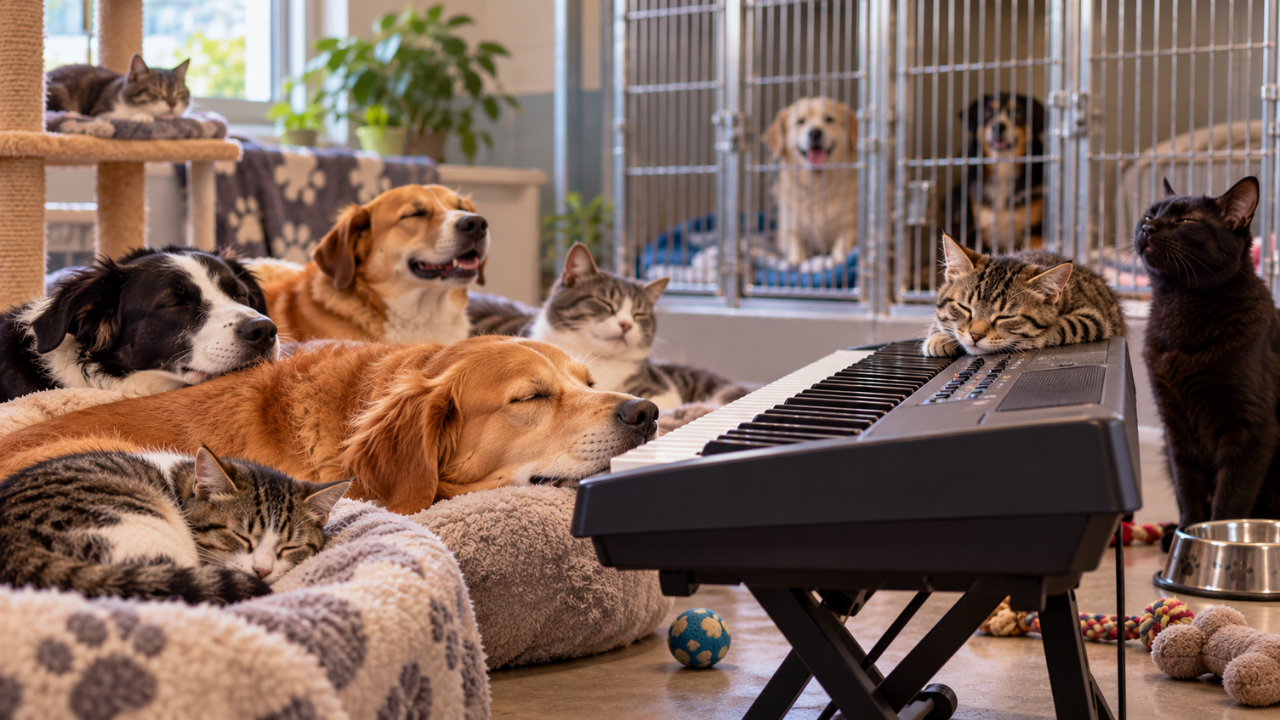 Music gives shelter pets positive human experiences