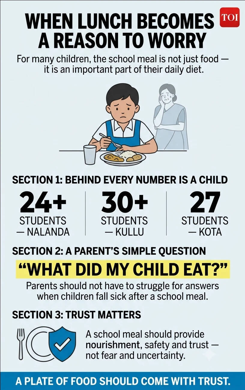 School meals should nourish children, not cause worry.