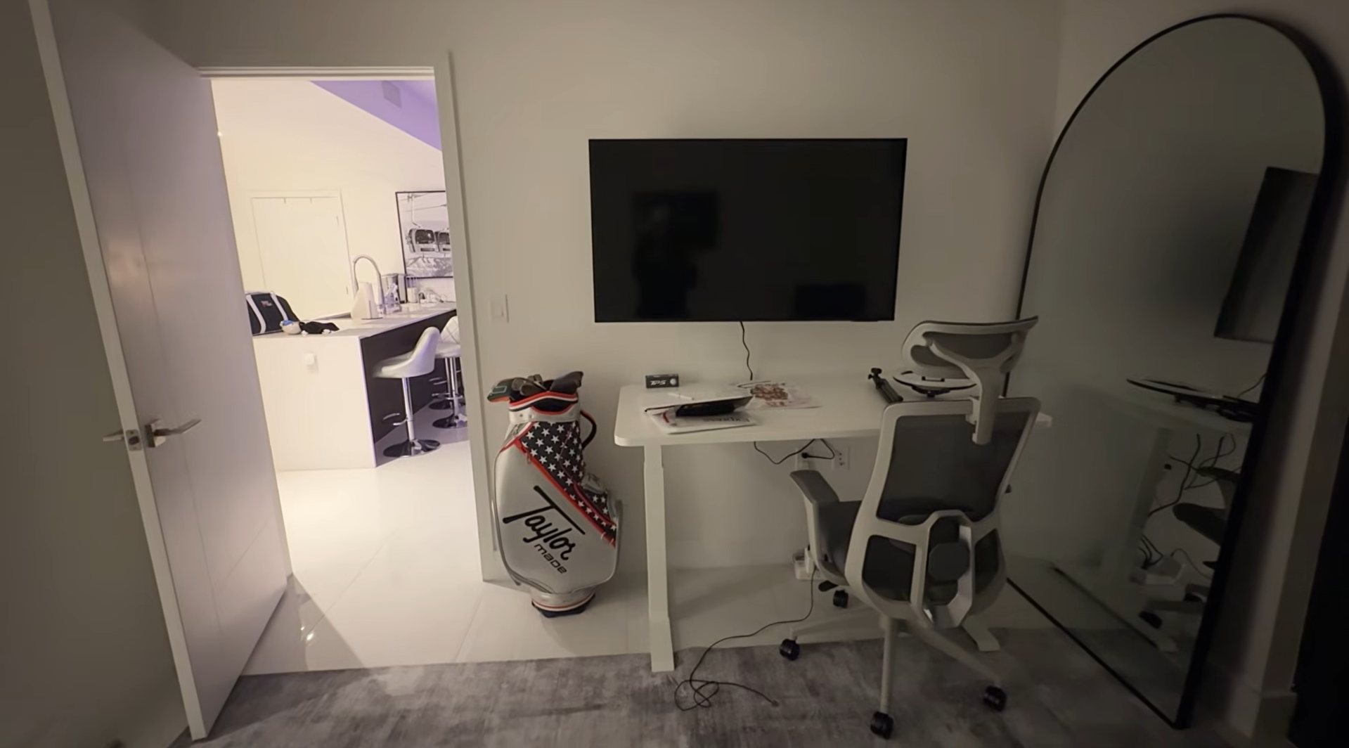 Kai Trump gives fans a glimpse inside her private bedroom, office, closet and bathroom.