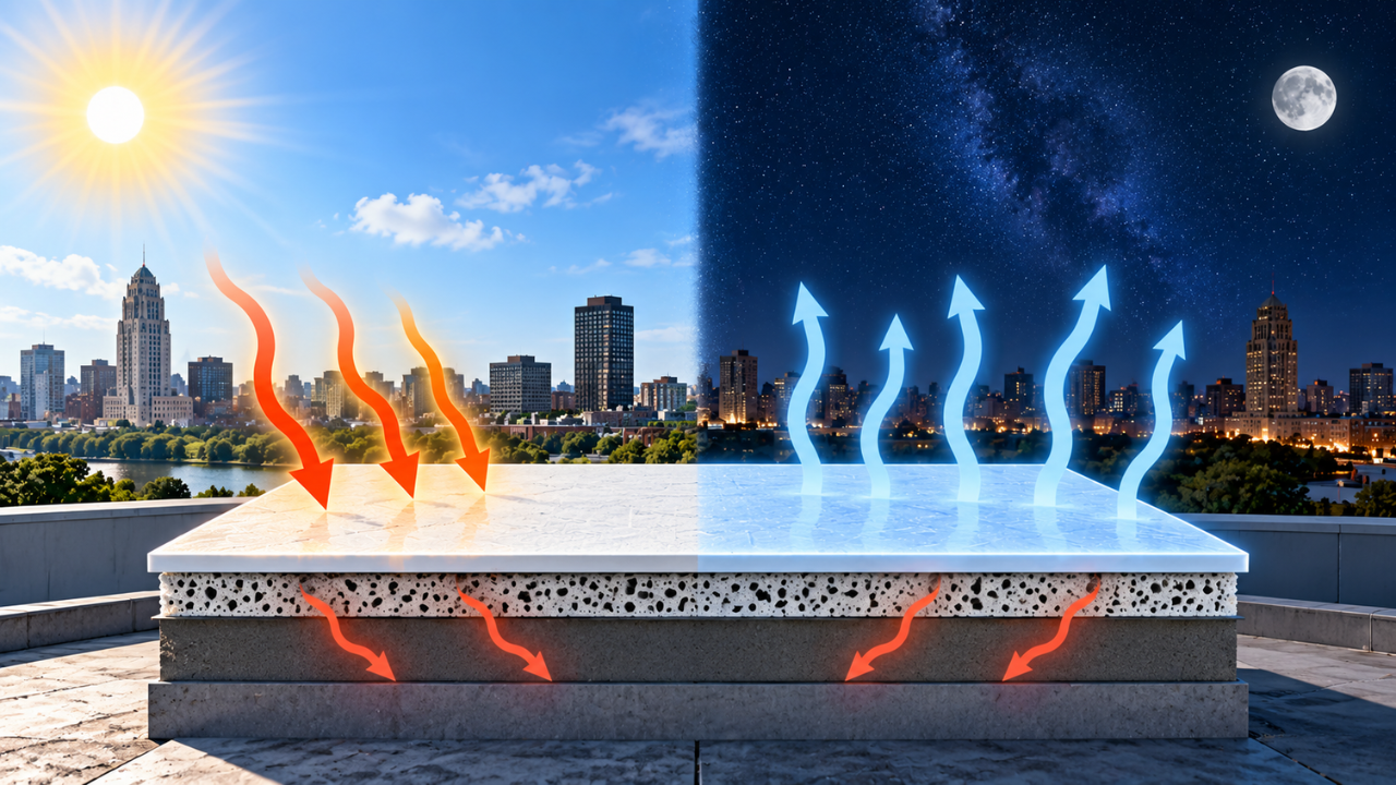 How does Buffalo’s radiative cooling system work (1)