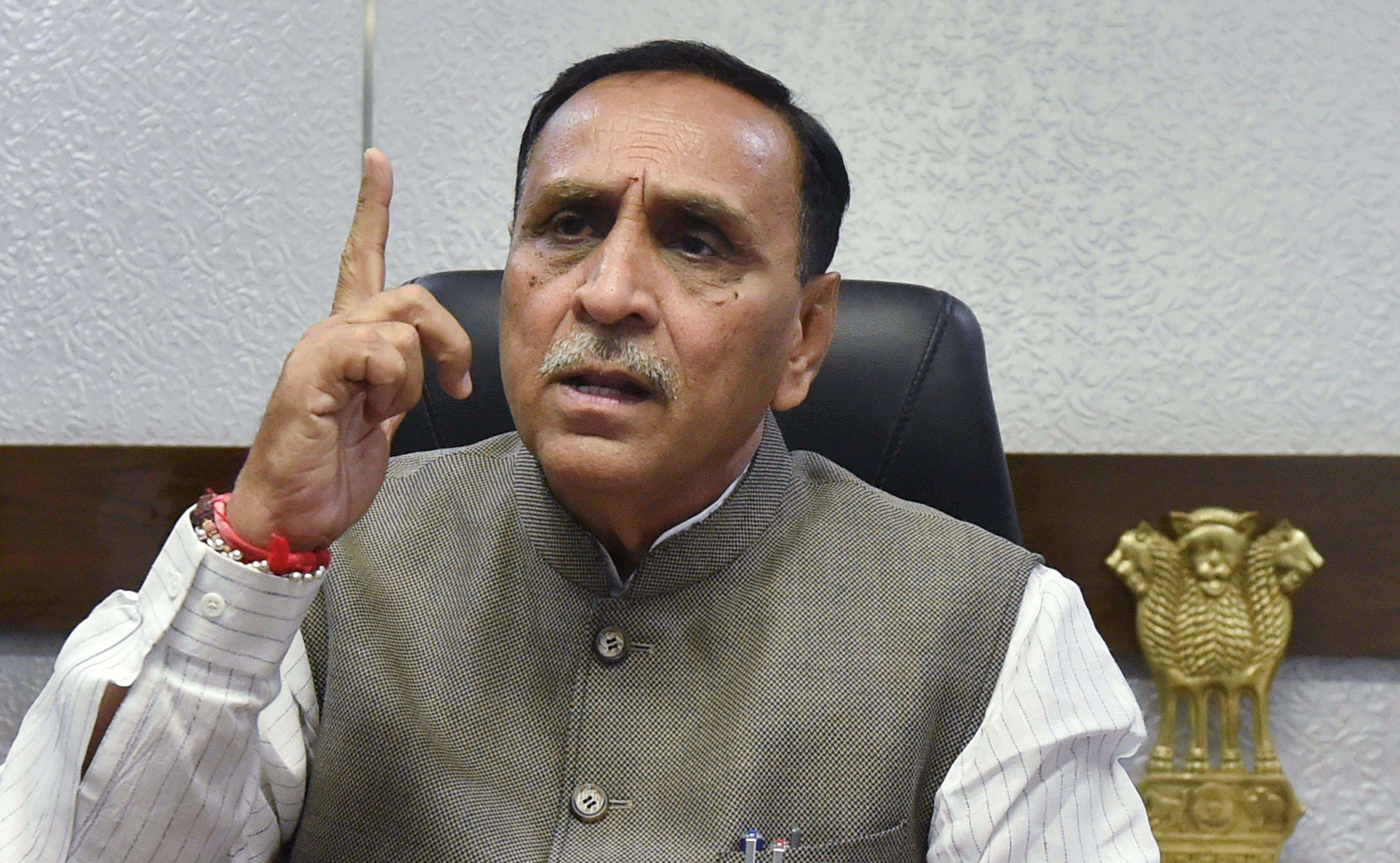 Gujarat Assembly Elections 2017: Gujarat Chief Minister Vijay Rupani attacks Congress vice-president Rahul Gandhi over Shehzad Poonawalla’s letter