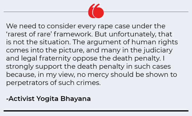 Activist Yogita Bhayana in conversation with  TOI