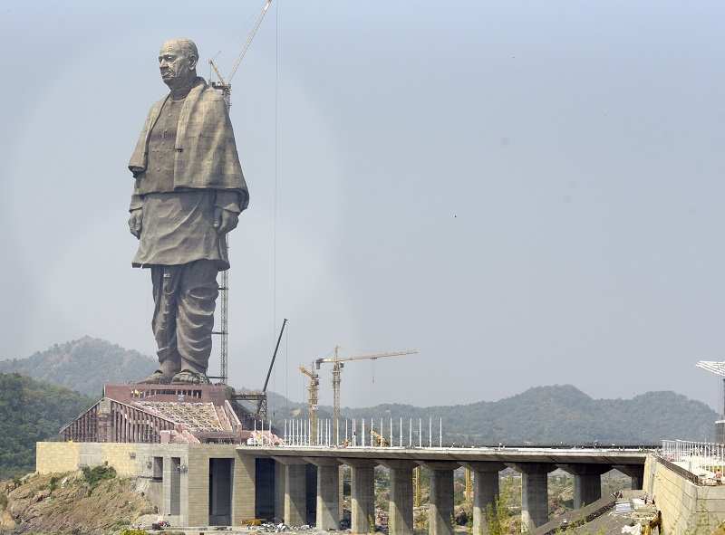 statue of unity: In pics: Take a peek into Statue of Unity, India's ...