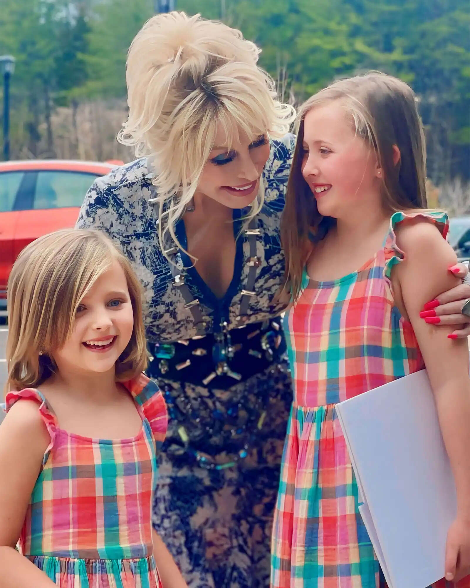 Pearl Monroe met Dolly Parton at Dollywood years after her music helped her through childhood cancer.