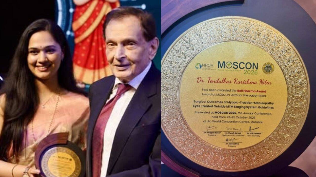 With the award