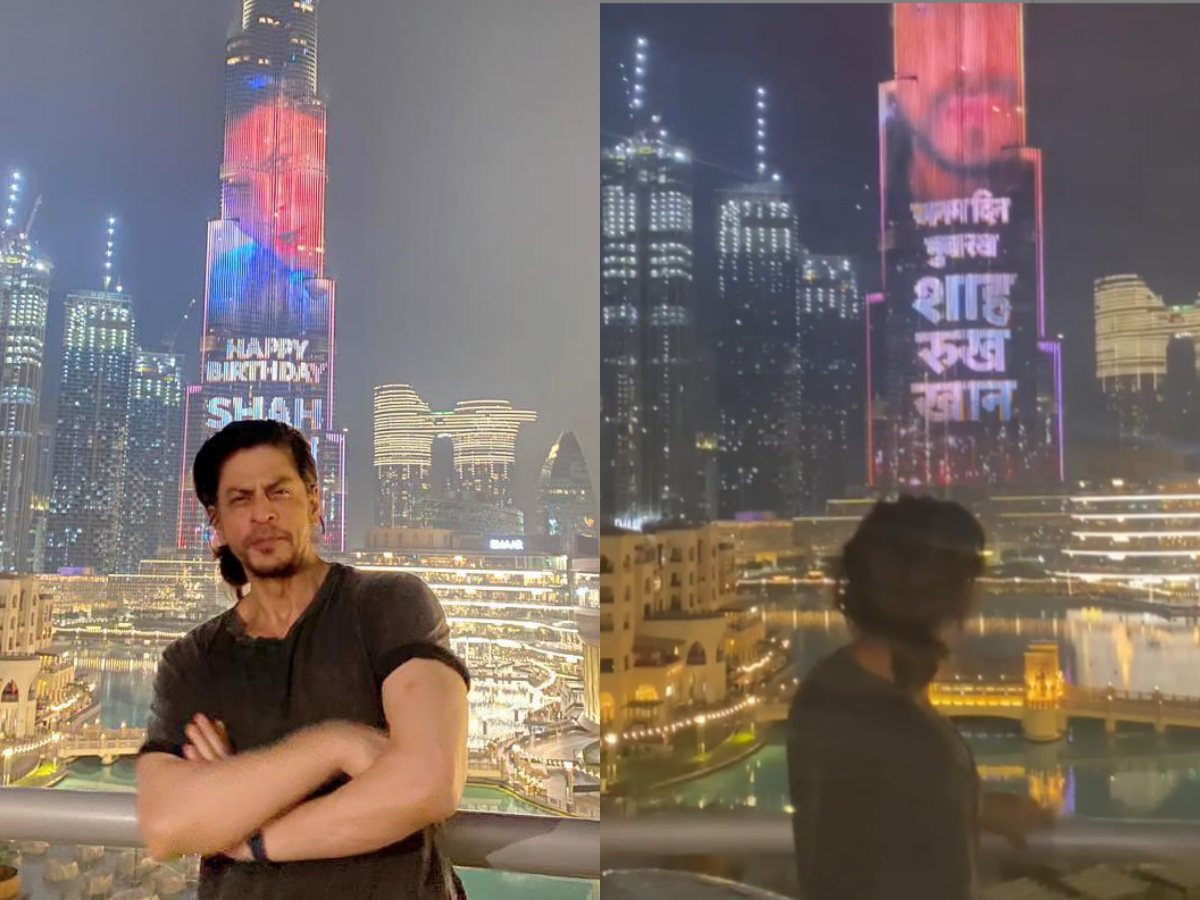 Burj Khalifa Lights Up To Celebrate Shah Rukh Khan's Birthday; Karan ...