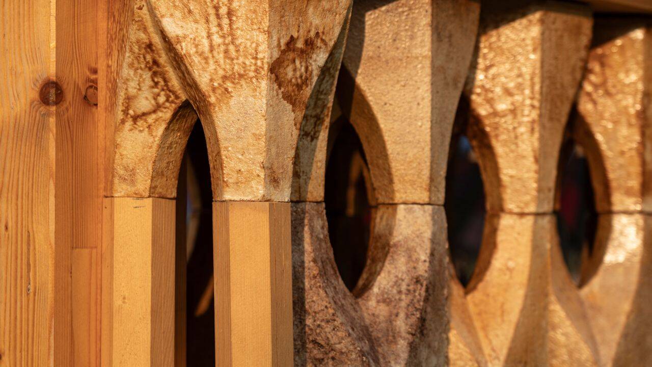 Seoul’s mycelium walls turn mushroom waste into architecture