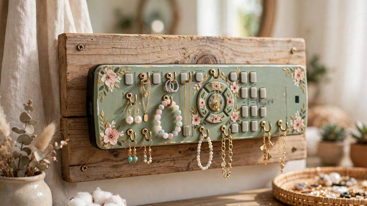 Make a unique jewellery organiser