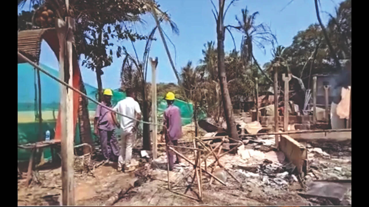 Arambol fire