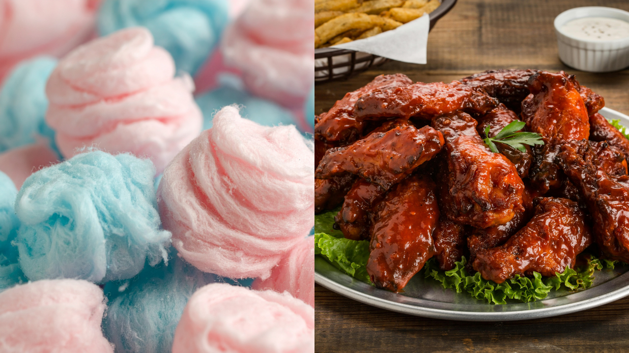 Cotton Candy and Chicken Tikka