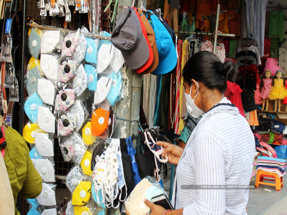Sales of masks and clothes are particularly high