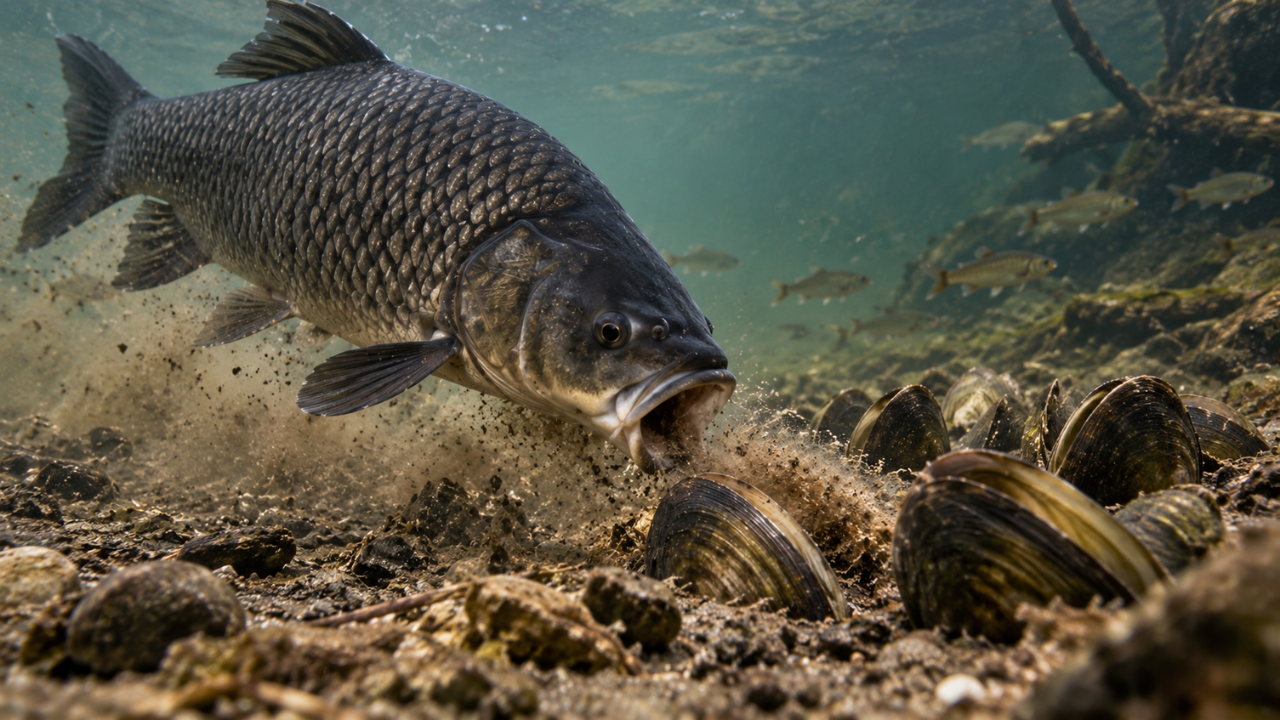 Black carp threaten Texas mussels