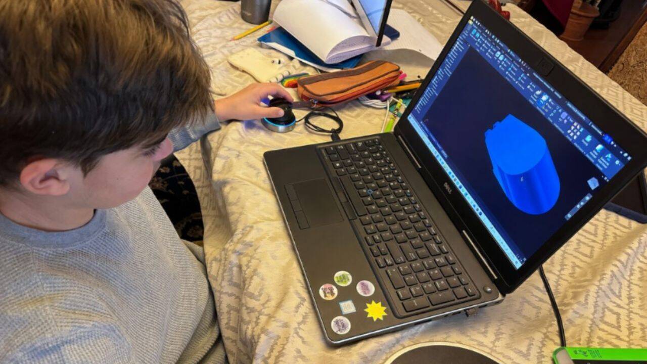 Nawai's younger sister uses a cochlear implant, which made him interested in the role of assistive technology.