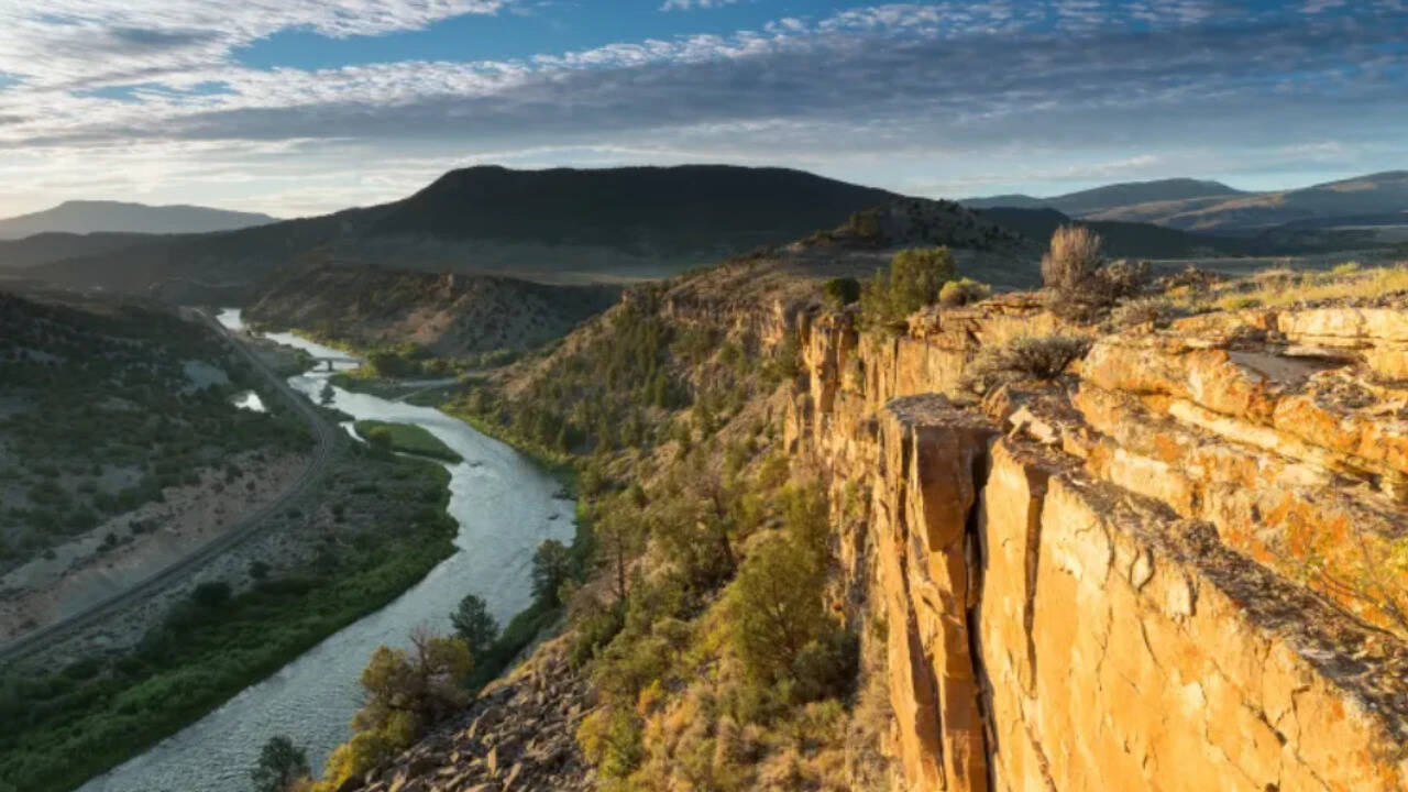 A view of the Colorado River from the Nottingham Ranch