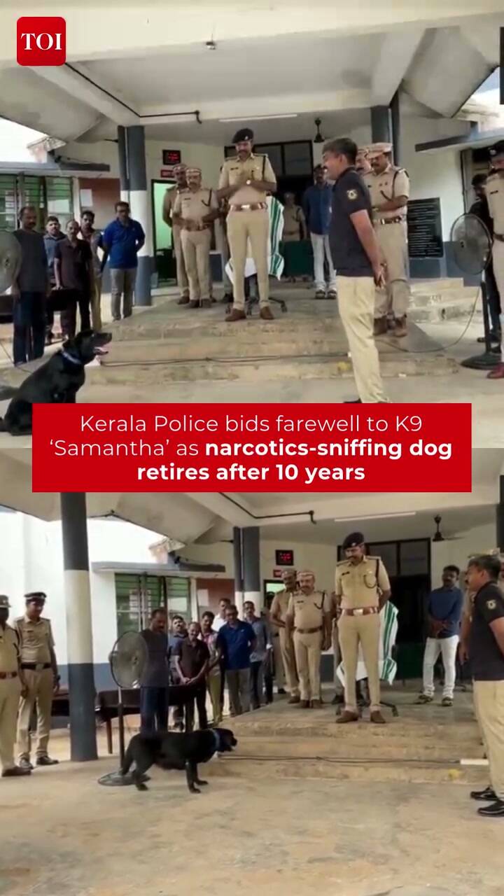 Kerala Police Bids Farewell to Sniffer Dog