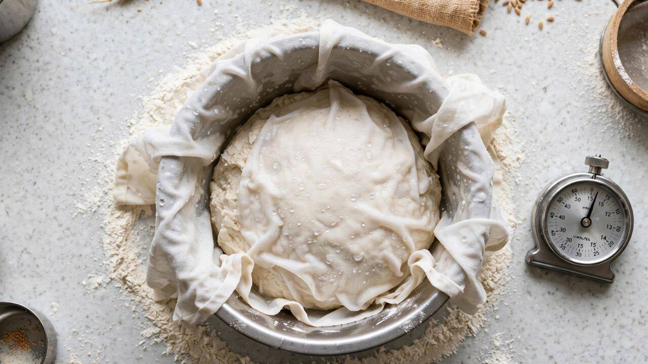 Let the atta rest before kneading<br>