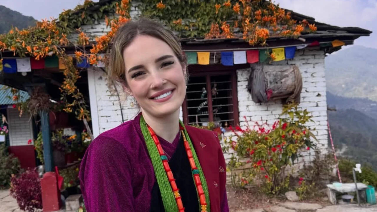 She left behind her dream of a career in law to build a life in a Nepalese village, but at 25, her £300-a-month lifestyle has helped her buy a £170,000 home in Yorkshire<br>