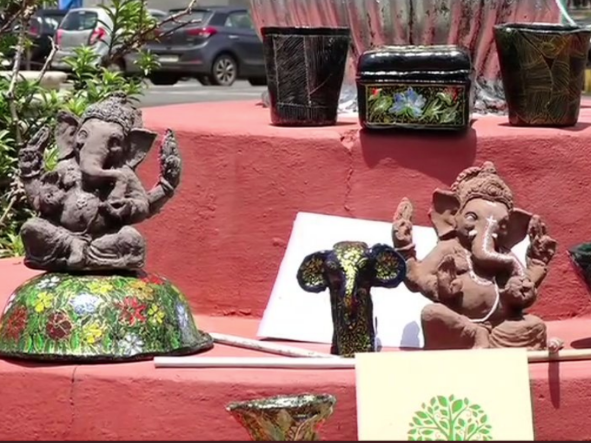Mangaluru man makes ecofriendly Ganesha idols that grow into plants