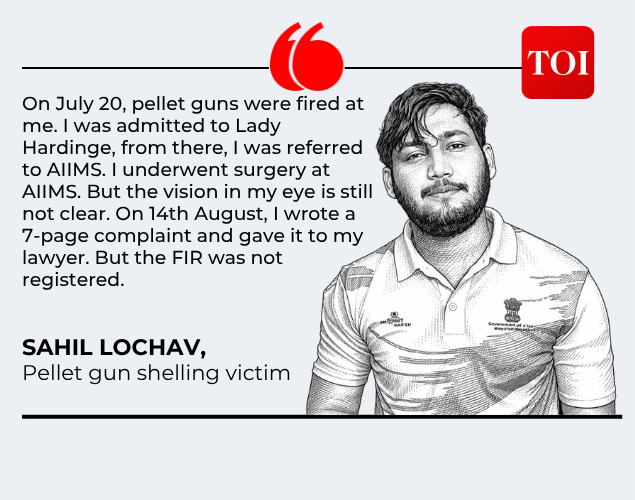 According to Lochav's lawyer, the police returned the complaint after reading it and made them wait for a long time. Sahil Lochav