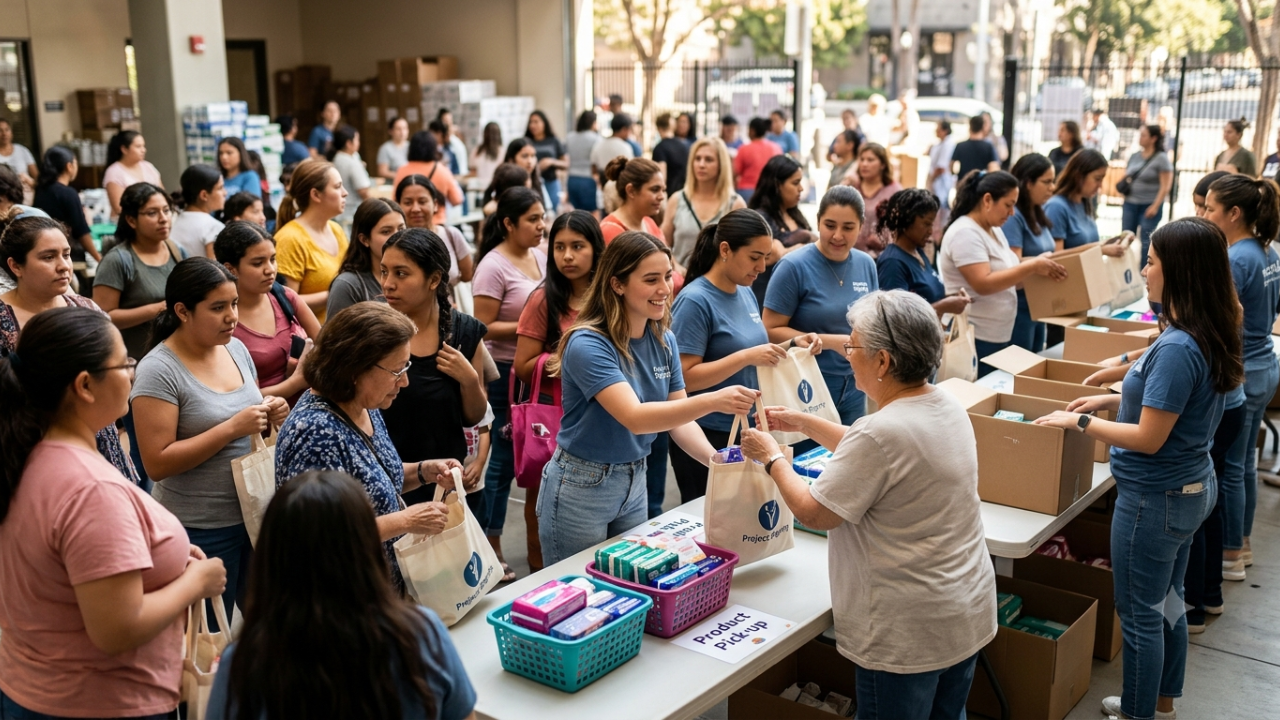 Project Dignity now reaches nearly 1,900 women and girls each month<br>