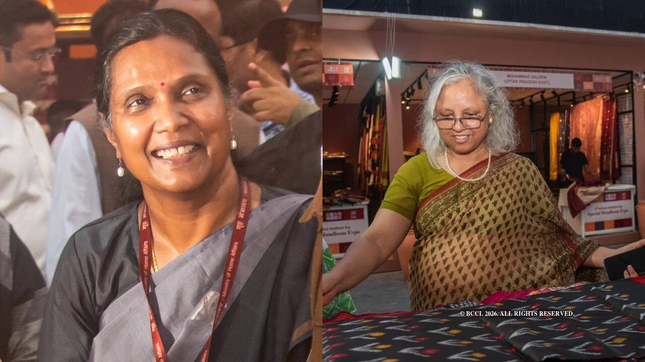 Dr M Beena, DC (Handlooms) and Neelam Shami Rao, Secretary, Ministry of Textiles