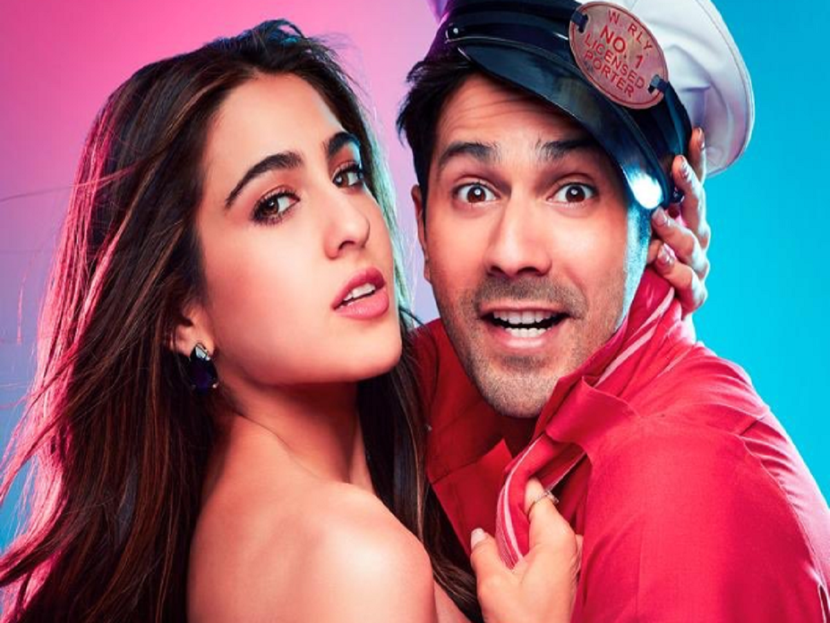 Индийский фильм Coolie no 1. Varun Dhawan and Sara Ali. Coolie no. 1 фильм 2020. Кино индийский носильщик 2020.