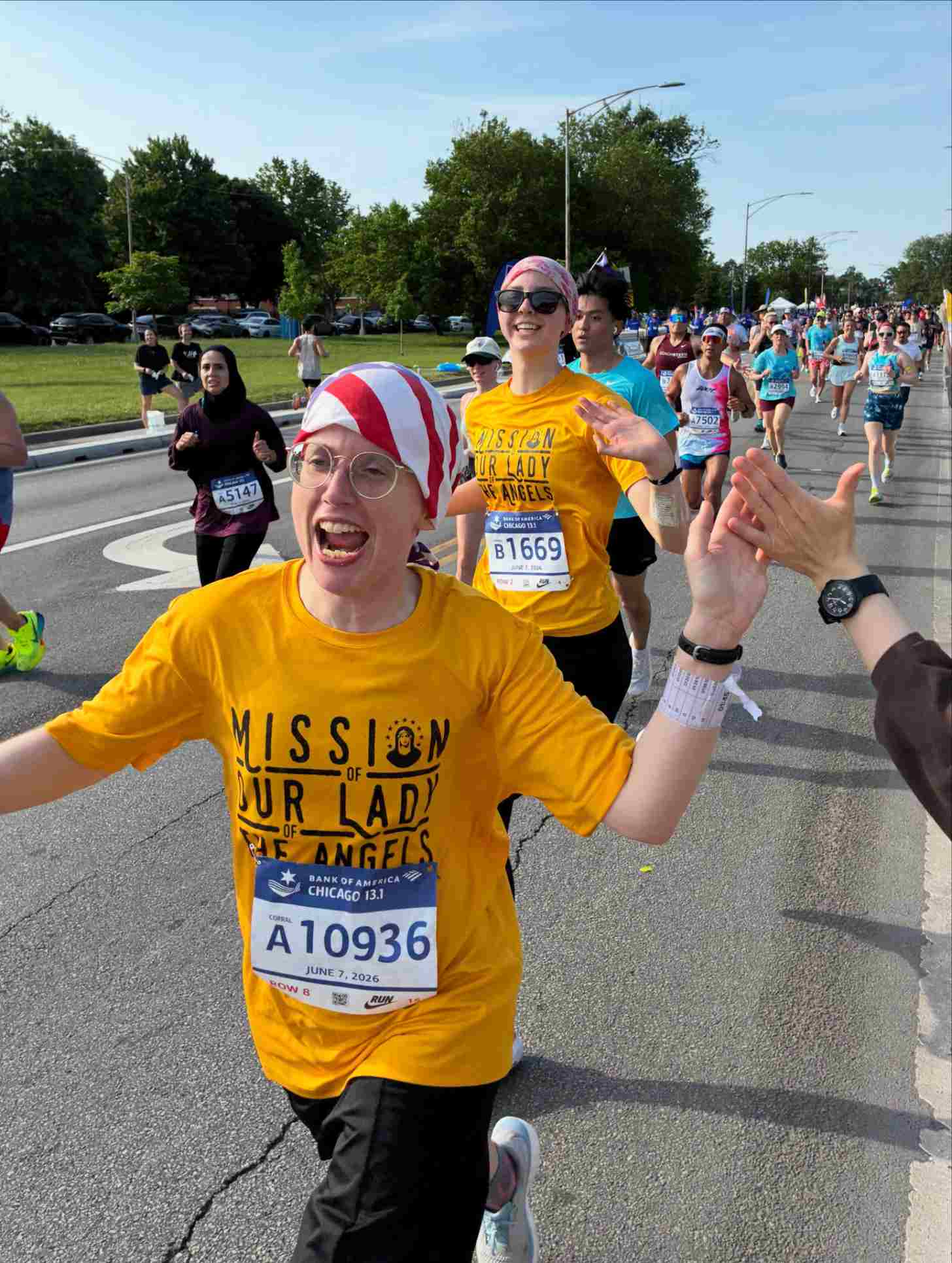Sister Stephanie Baliga’s marathon journey has helped raise millions for families in need.