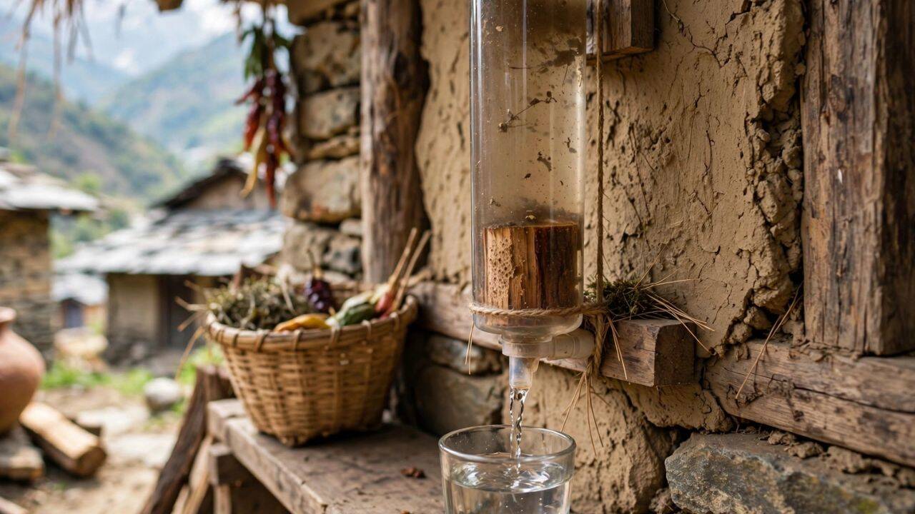 How can tree branches be turned into water filters<br>