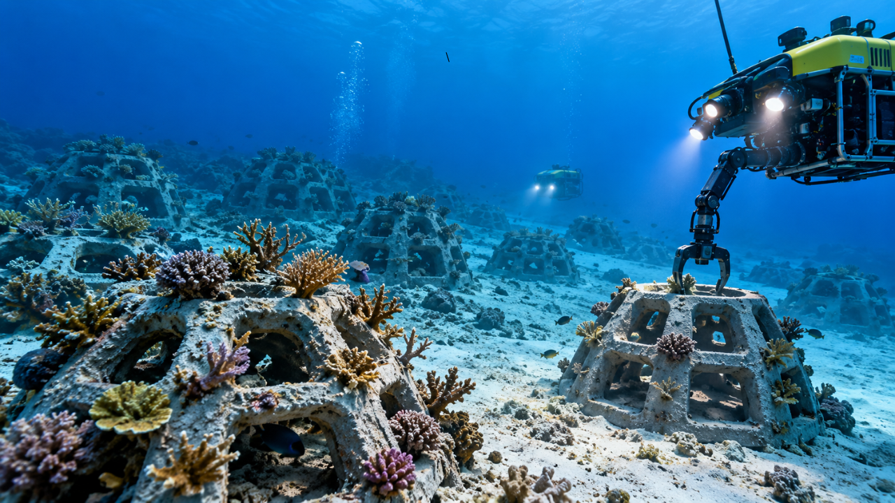 Image AI generated Why are cold-water coral reefs important for deep-sea biodiversity