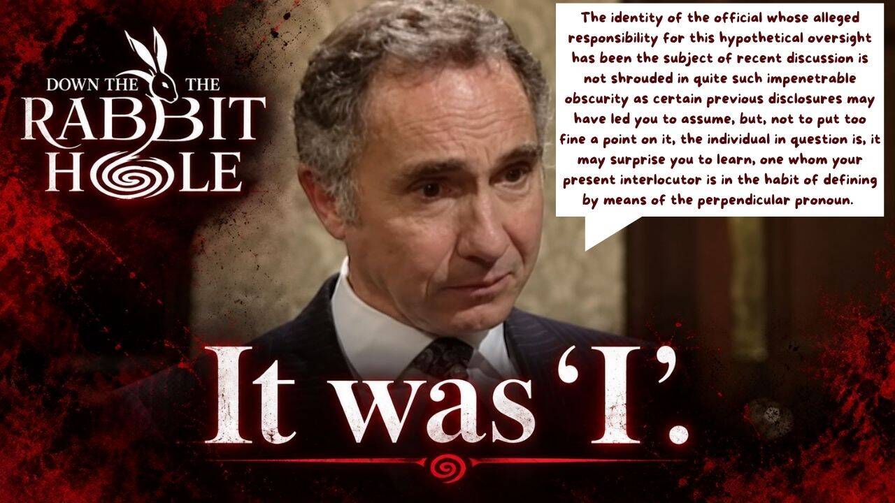 IT WAS I