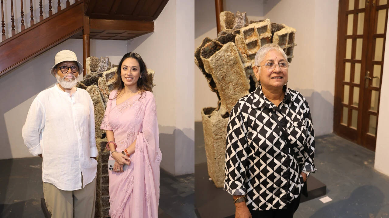 Artish Vipul Kumar with Reshma Chordia, Founder Art Explore and curator Anita Dube