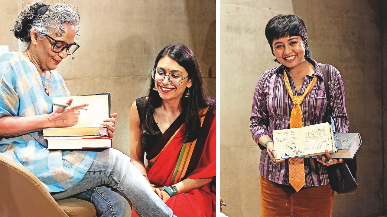Bringing together authors like Arundhati Roy and Nivedita Menon, Karwaan Baithaks is creating a space for learning, thinking and discussing in Delhi (Pic: @karwaanheritage)