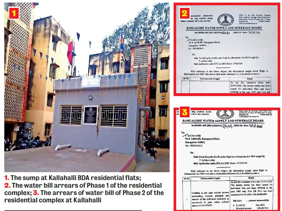 Housing complex stuck with Rs 3-cr water bill arrears