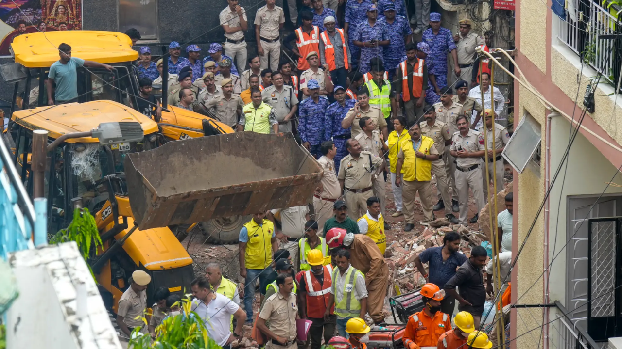 Boys' hostel collapsed