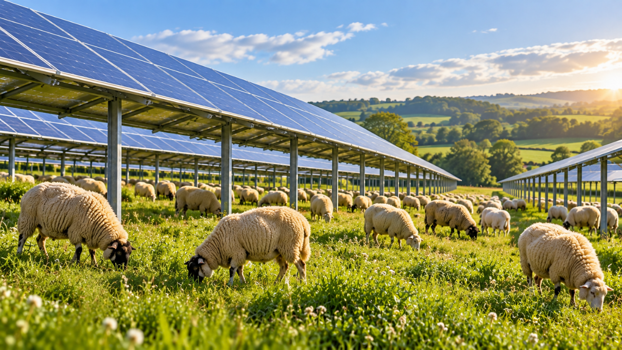 Combining farming with renewable energy