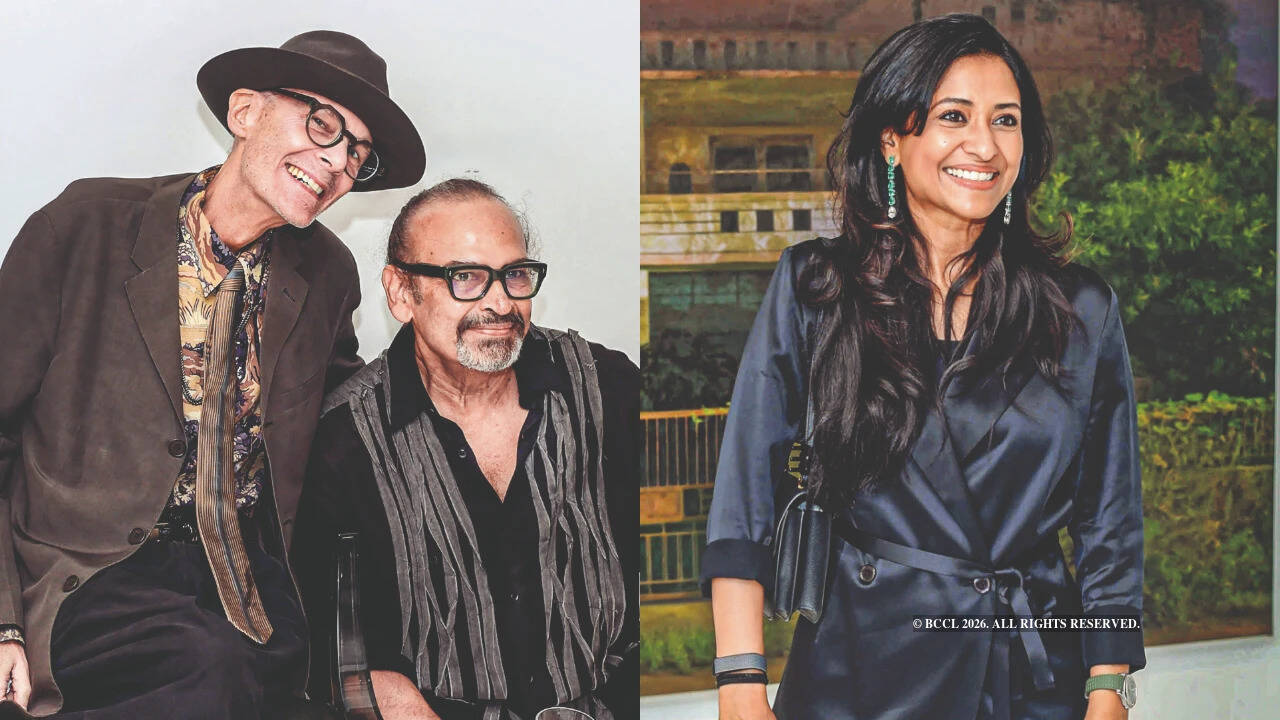 Peter Nagy<sup> </sup>with Subodh Gupta; Aparajita Jain
