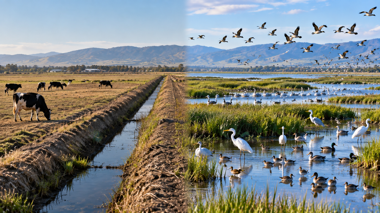 Waterbird numbers change after California marsh restoration