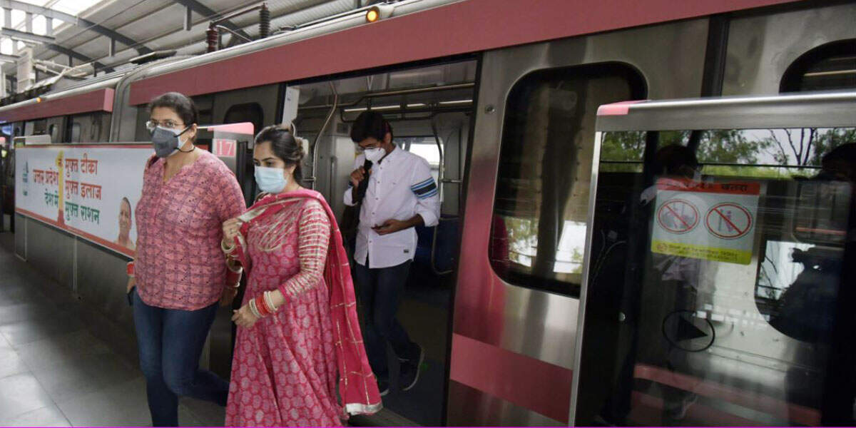 The court said there was no merit in the petition challenging a July 24 order of Delhi Disaster Management Authority (DDMA), Delhi government, which permitted 100 per cent sitting capacity in Delhi Metro as well as DTC and cluster buses — Tarun Rawat (TOI FILE)