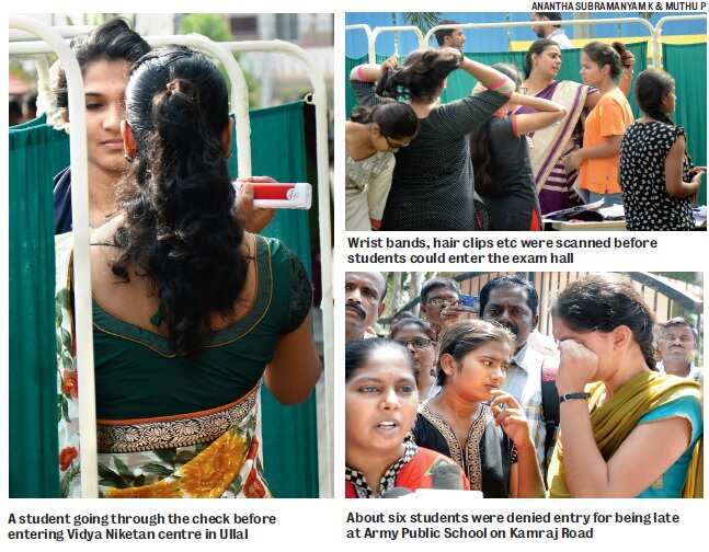 Not so NEET: Aspirants face chaos at centres Not so NEET: Aspirants face chaos at centres