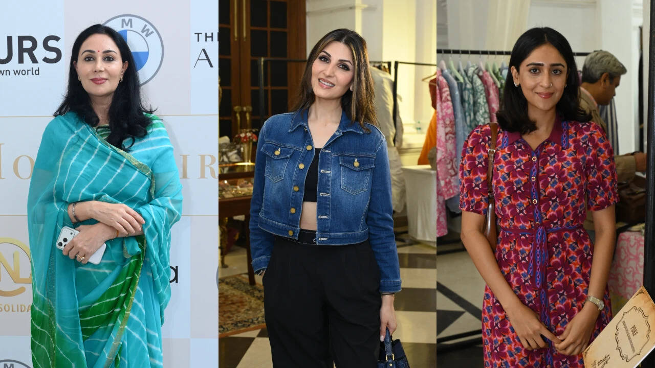 Deputy Chief Minister of Rajasthan Diya Kumari, Riddhima Kapoor Sahni and Princess Gauravi Kumari