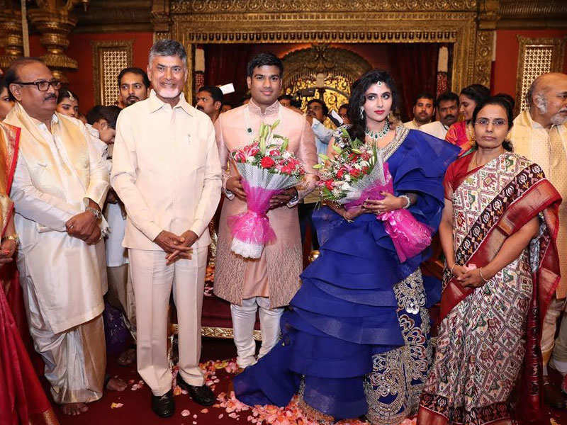 Ramoji Rao Granddaughter Marriage Politicians Industrialists Attend