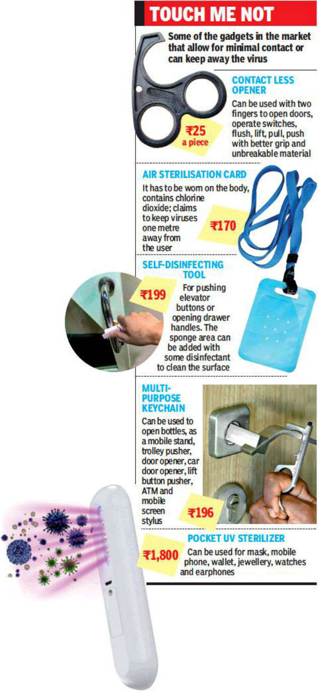 Devices To Keep Covid 19 Away Flood Markets Chennai News Times Of India