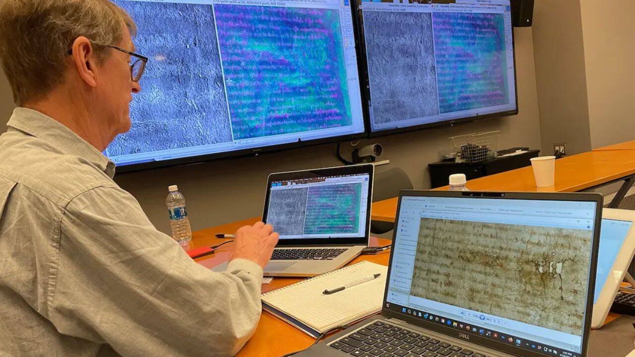 How did scholars confirm the parchment was genuine
