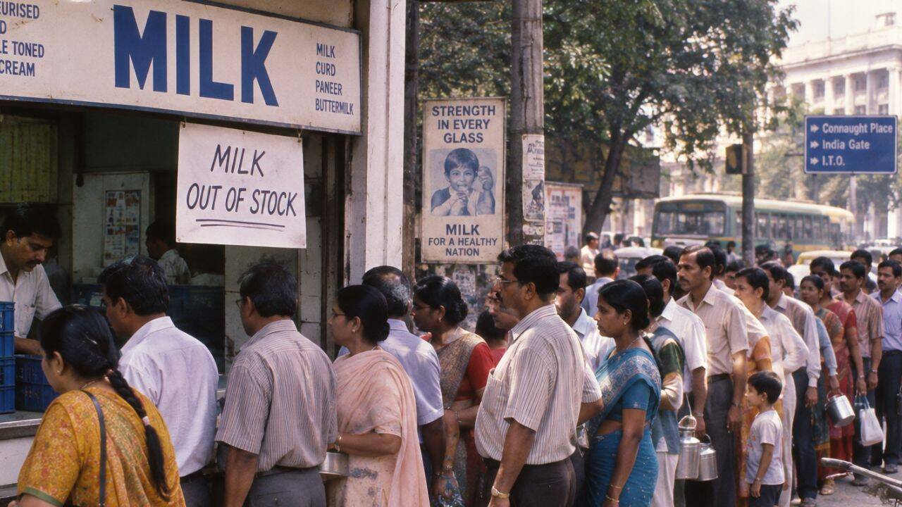 There was a milk shortage nationwide