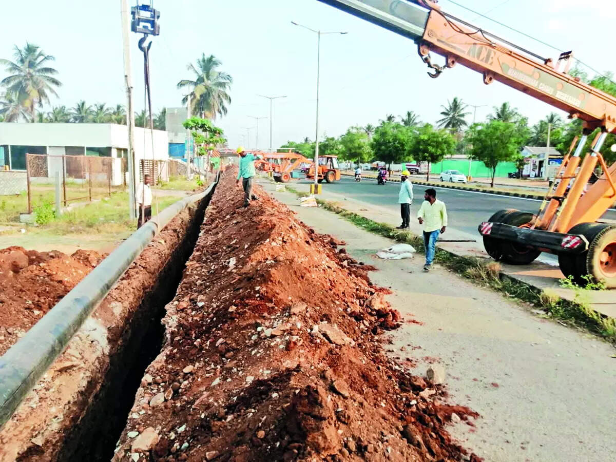 mysuru Gas pipeline work hits roadblock in Mysuru