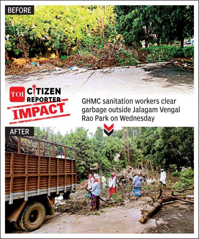 After long wait, GHMC begins clearing garbage Hyderabad News Times