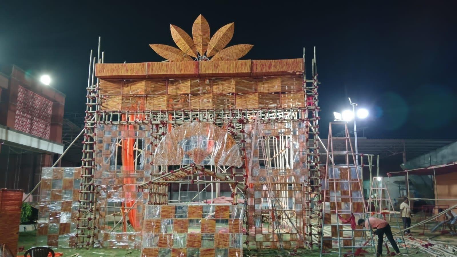 In Murlipura, Sarbojonin Puja Utsav Samiti is preparing a pandal themed Rauli-Mauli (1).jpeg