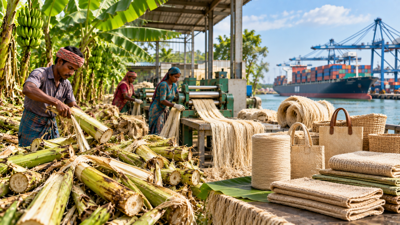 Banana waste could create rural jobs