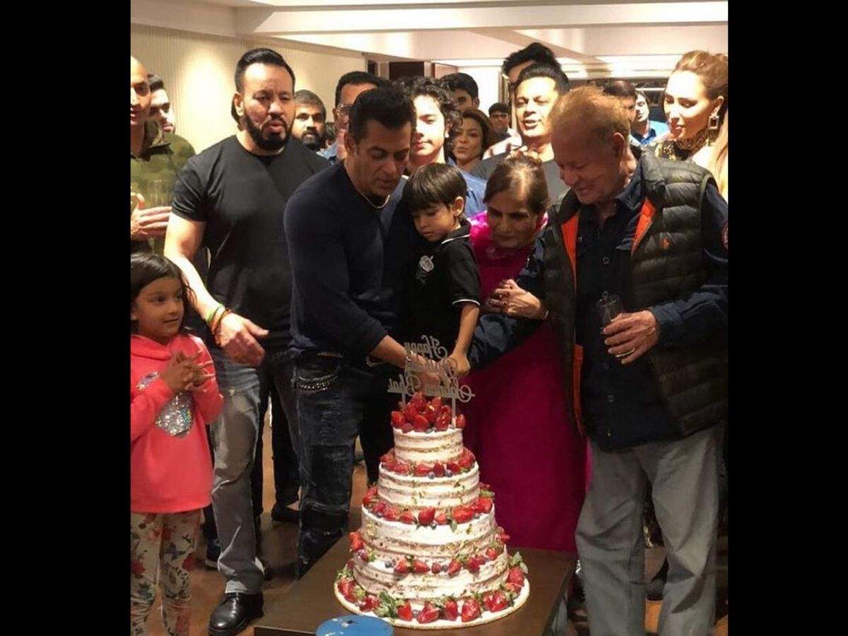 Happy Birthday Salman Khan: Salman Cuts Cake With Ahil, B-Town Celebs ...